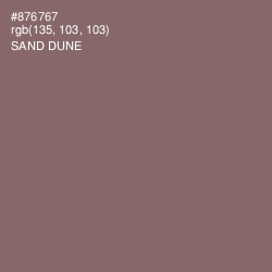 #876767 - Sand Dune Color Image